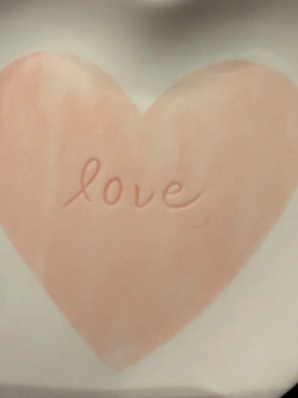 Pottery Barn S/4 Heart Shaped Appetizer Plates 5.6